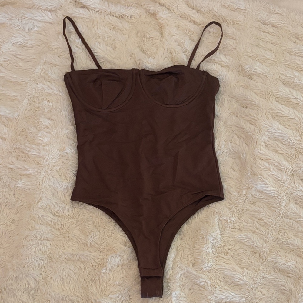 Edikted Brown Bodysuit